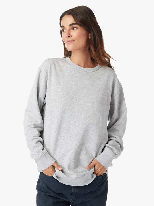 Saltaire Crewneck | Heather Grey