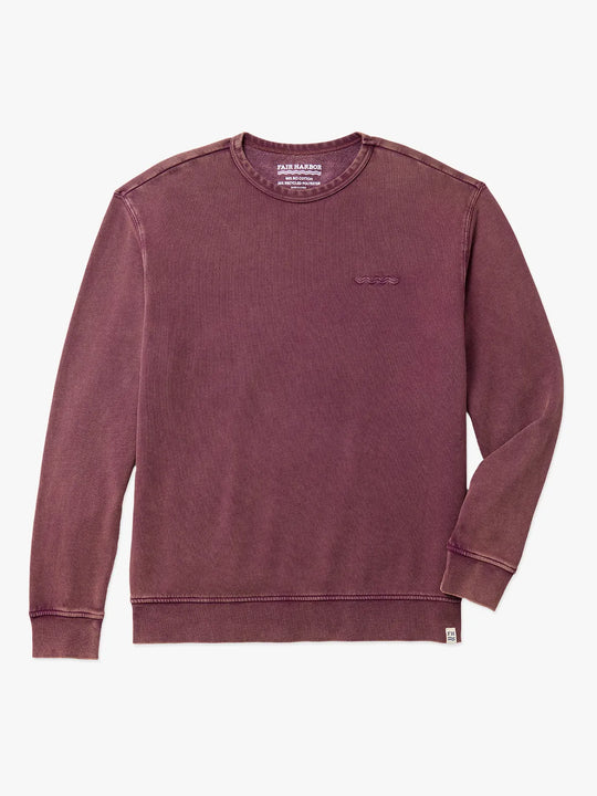 Saltaire Crewneck | Burgundy