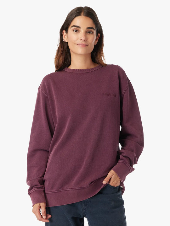 Saltaire Crewneck | Burgundy