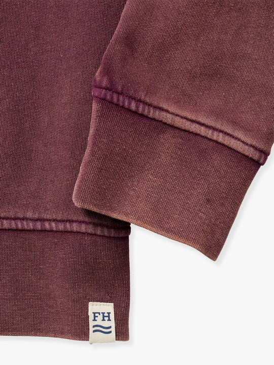 Saltaire Crewneck | Burgundy