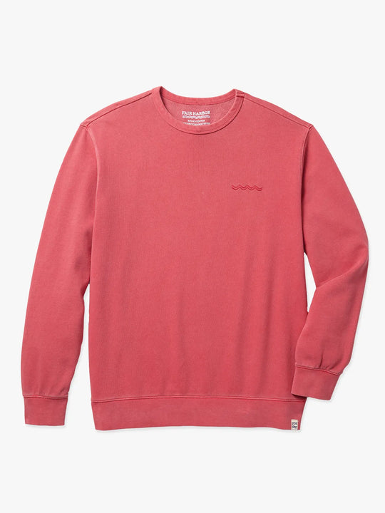 Saltaire Crewneck | Nautical Red