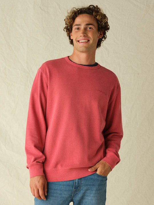 Saltaire Crewneck | Nautical Red