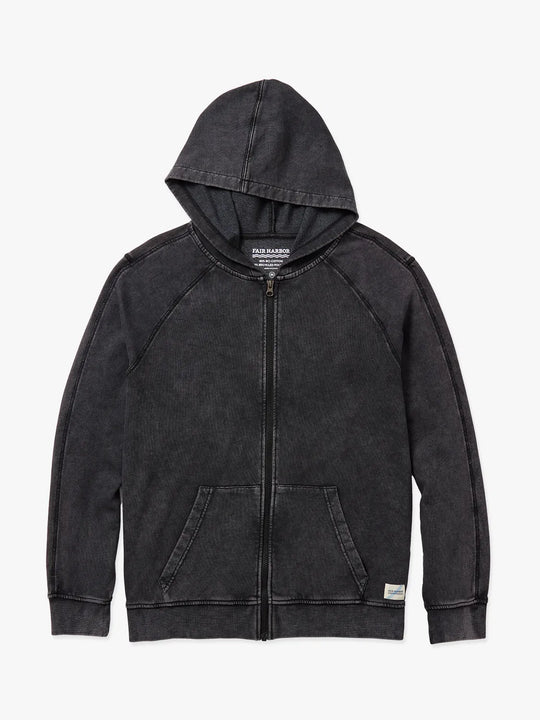 Saltaire Full Zip Hoodie | Black