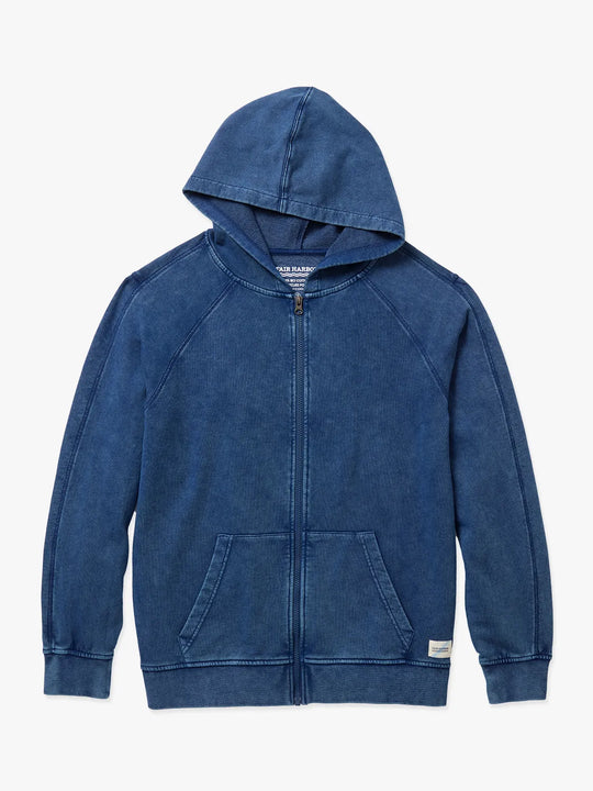 Saltaire Full Zip Hoodie | Navy