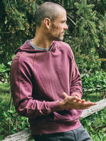 Thumbnail 2 of Saltaire Hoodie | Burgundy