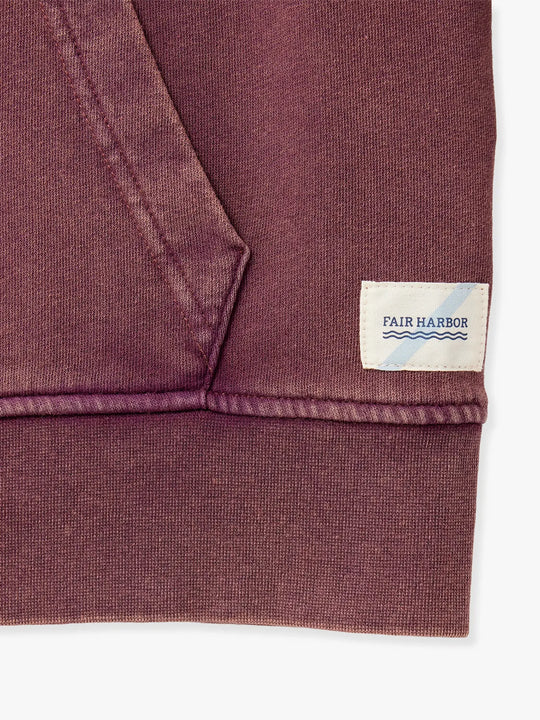 Saltaire Hoodie | Burgundy