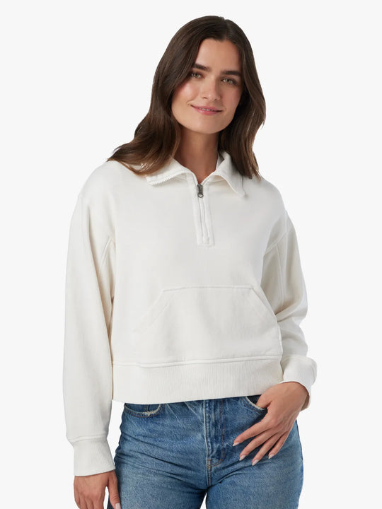 Saltaire Half Zip | Ivory