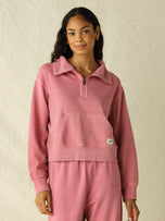 Thumbnail 2 of Saltaire Half Zip | Rose