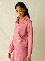 Thumbnail 3 of Saltaire Half Zip | Rose