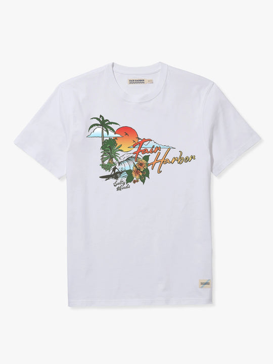 Saltaire Graphic Tee | White FH Paradise