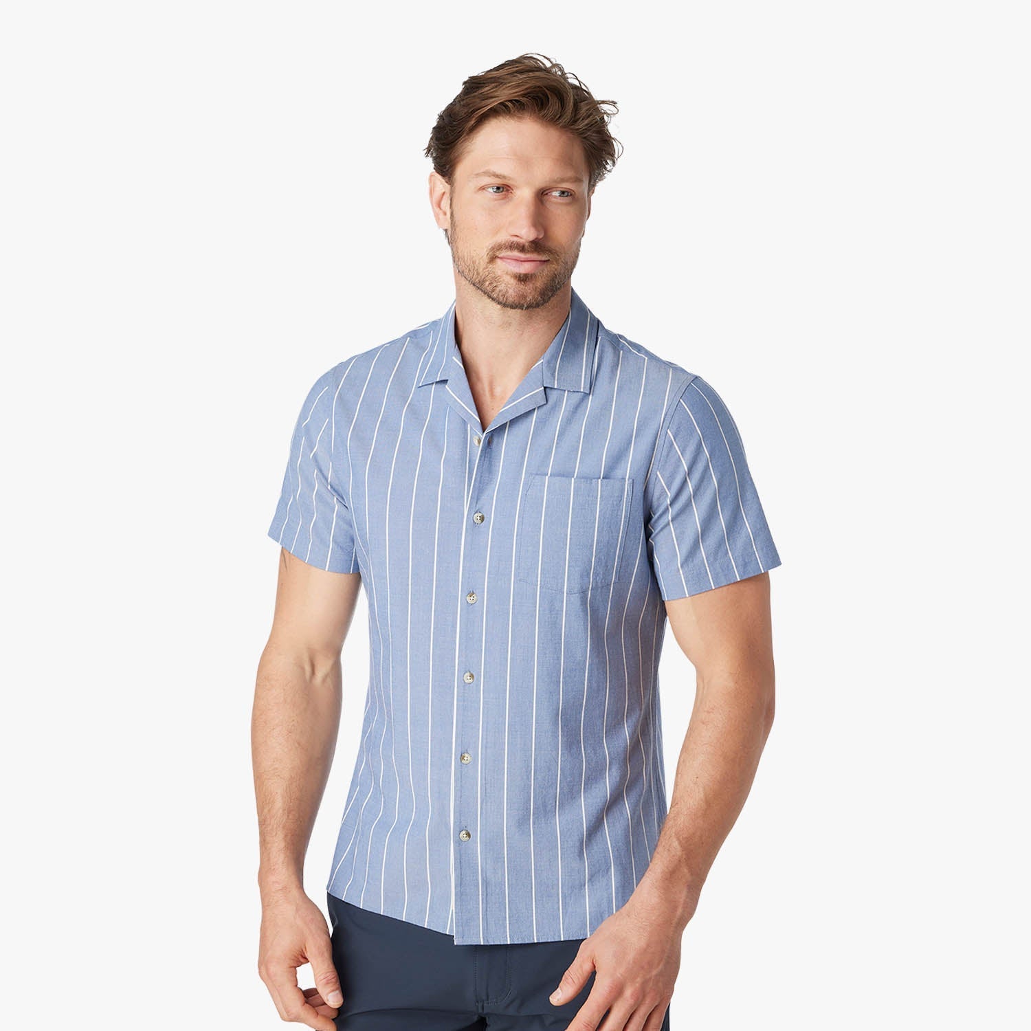 The Casablanca Camp Shirt | Blue Island Hopper – Fair Harbor