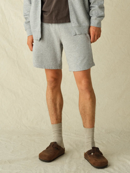 Saltaire Sweatshort | Heather Grey