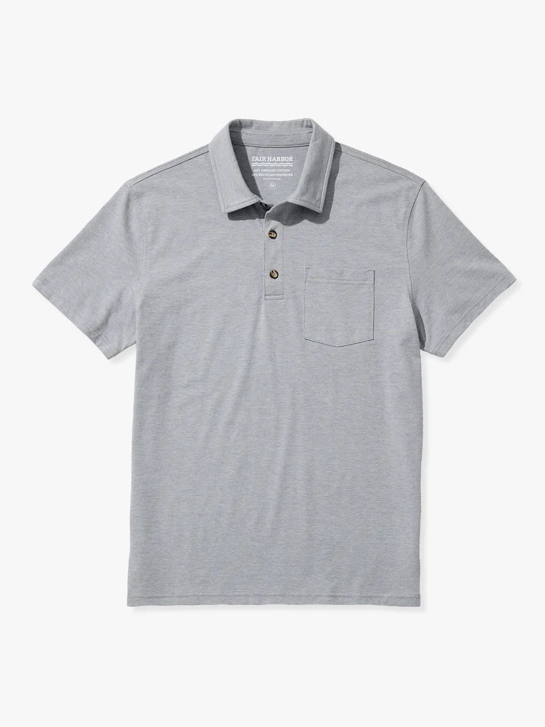 Kismet Polo | Heather Grey – Fair Harbor