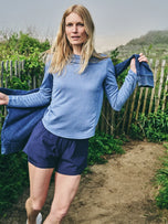 Thumbnail 2 of BreezeKnit™ Top | Heather Navy