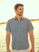 Thumbnail 2 of The Windward Shirt | Navy Geo