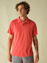 Thumbnail 2 of Ravello Terry Polo | Spice Coral