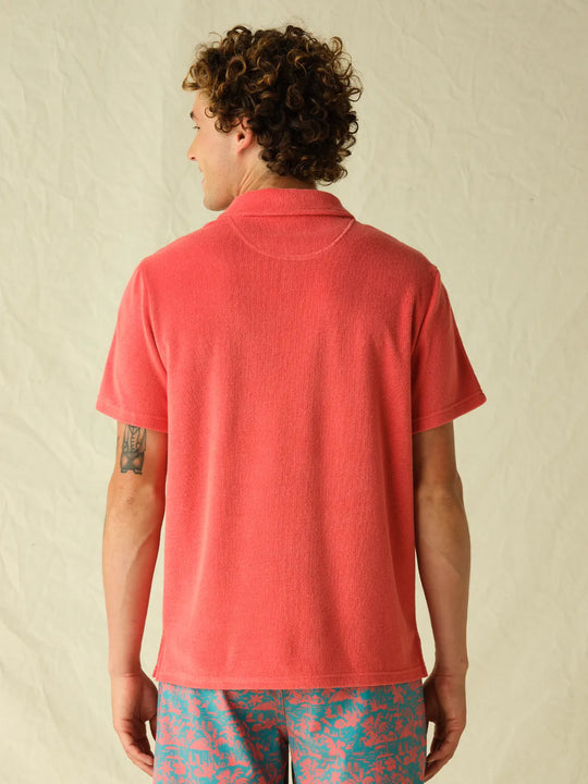 Ravello Terry Polo | Spice Coral