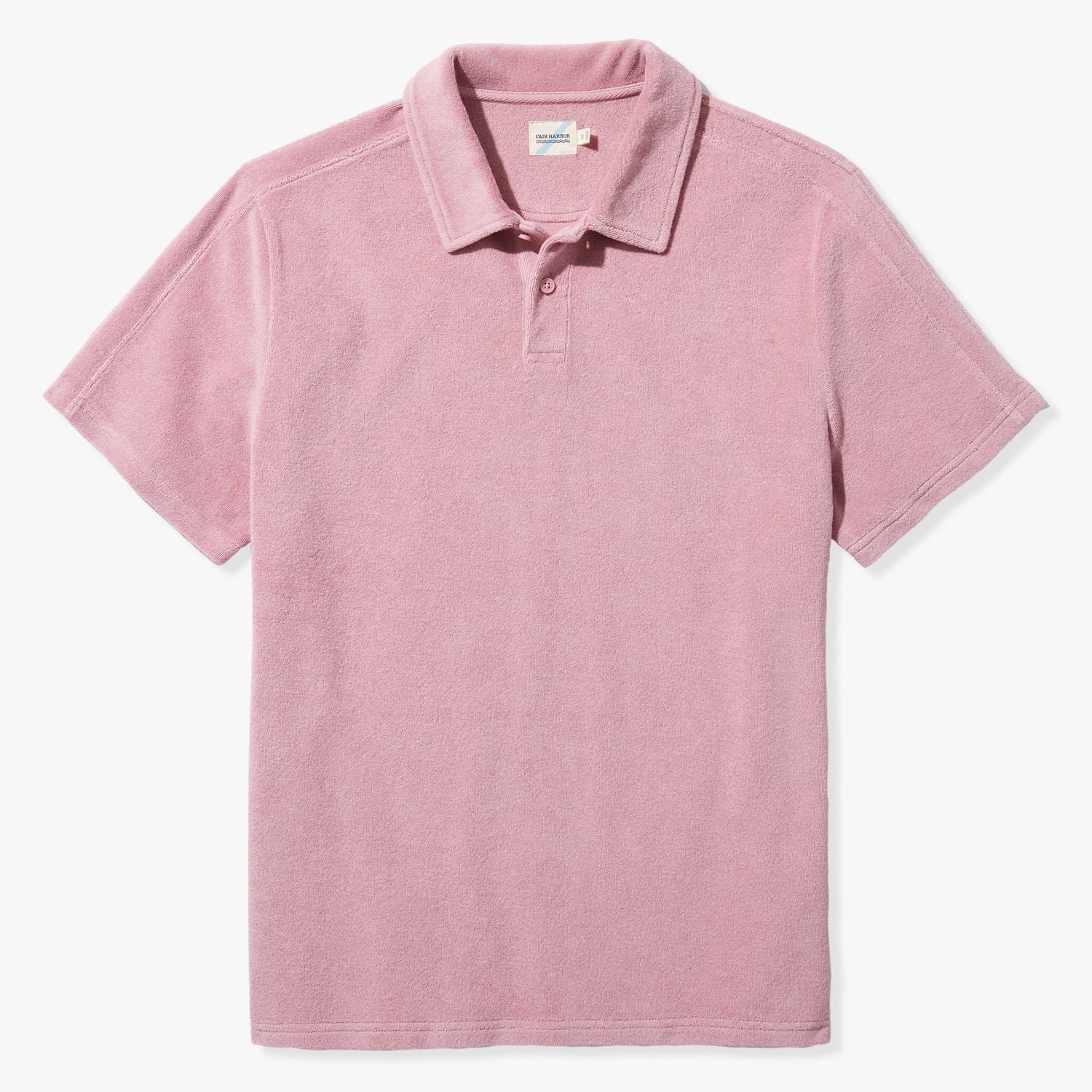 The Ravello Terry Polo | Pink Sand – Fair Harbor