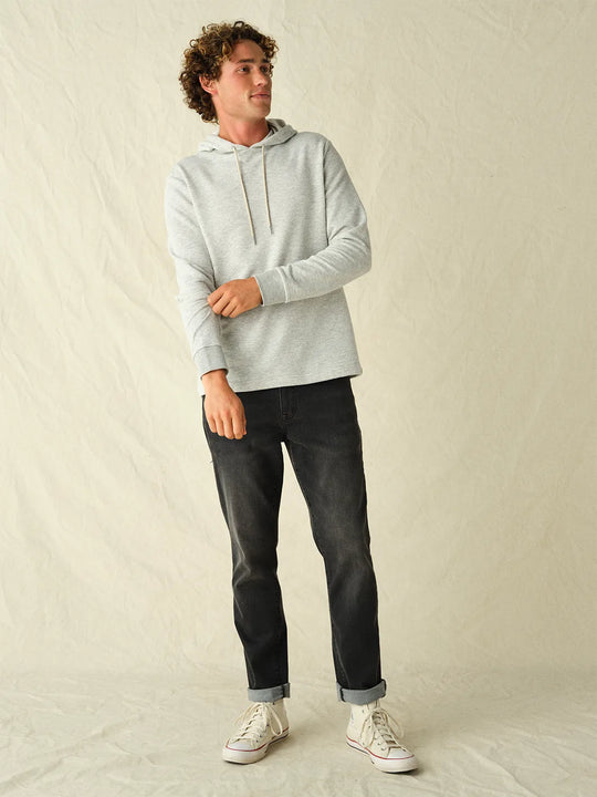 Textured Tailwind Hoodie | Heather Grey Twill