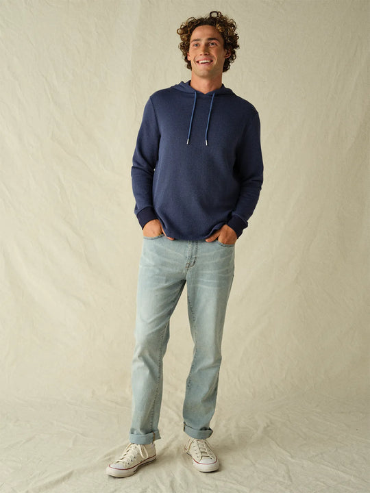 Textured Tailwind Hoodie | Navy Twill