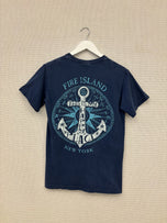 Thumbnail 3 of The Fire Island Vintage Tee | Washed Blue Happy Place