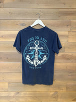 Thumbnail 2 of The Fire Island Vintage Tee | Washed Blue Happy Place