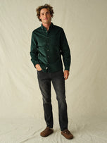 Thumbnail 5 of Wilder Stretch Corduroy Shirt | Hunter Green