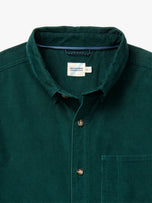 Thumbnail 13 of Wilder Stretch Corduroy Shirt | Hunter Green