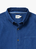 Thumbnail 6 of Wilder Stretch Corduroy Shirt | Denim Blue