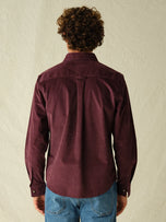 Thumbnail 3 of Wilder Stretch Corduroy Shirt | Burgundy