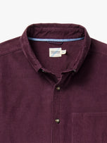 Thumbnail 6 of Wilder Stretch Corduroy Shirt | Burgundy