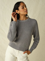 Thumbnail 3 of Neptune Sweater | Charcoal Heather Grey