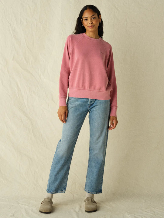 Saltaire Crewneck | Rose