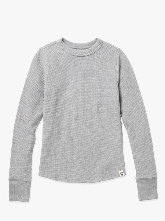 Hudson Waffle Crew | Heather Grey