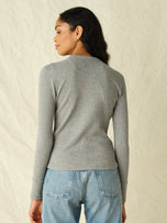 Thumbnail 4 of Hudson Waffle Crew | Heather Grey