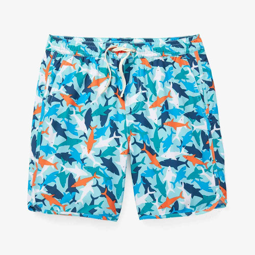 Boy Swim Shorts in Watercolor Stripe – Funk's Wooden Wonders